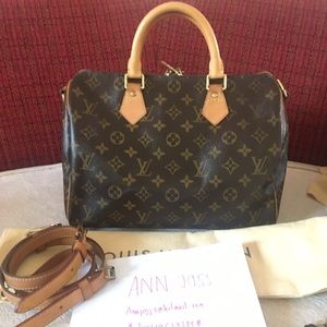 Lv Speedy banbouliere 30 Monogram